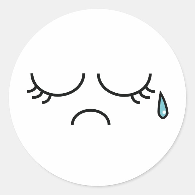 Adesivo Redondo Picadilly azul (Frente)