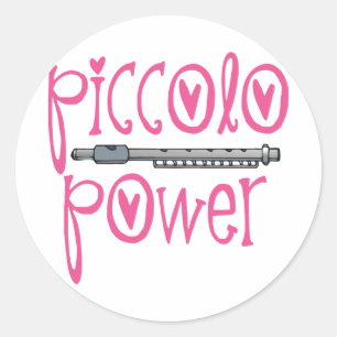 Adesivo Redondo Piccolo Power Pink