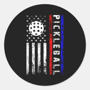 Adesivo Redondo Pickleball Amadurece 4 De Julho Na Pickle American