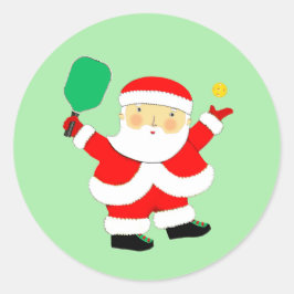 Adesivo Redondo Pickleball Christmas Classic