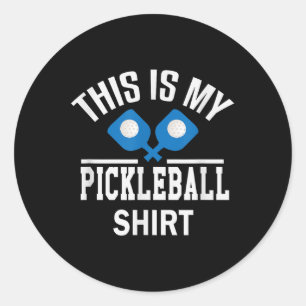 Adesivo Redondo Pickleball - Dinker Badminton Tênis Presente Pickl