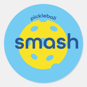 Adesivo Redondo Pickleball-Smash
