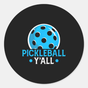 Adesivo Redondo Pickleball vocês piada engraçada de dizer novidade
