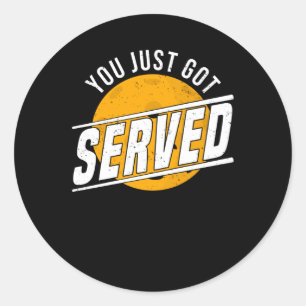 Adesivo Redondo Picleball Jogador de Hobby