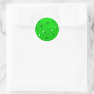 Adesivo Redondo Piclebol de Verde Neon