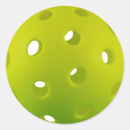 Adesivo Redondo piclebol real do verde limão