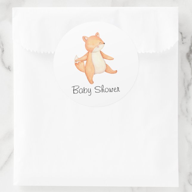 Adesivo Redondo Picnic de floresta dançando (Bolsa)