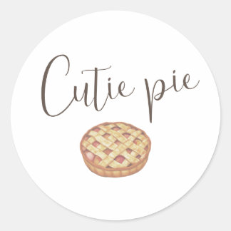 Adesivo Redondo Pie Sticker