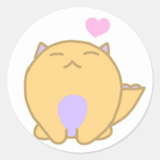 Adesivo Redondo Pie Sticker