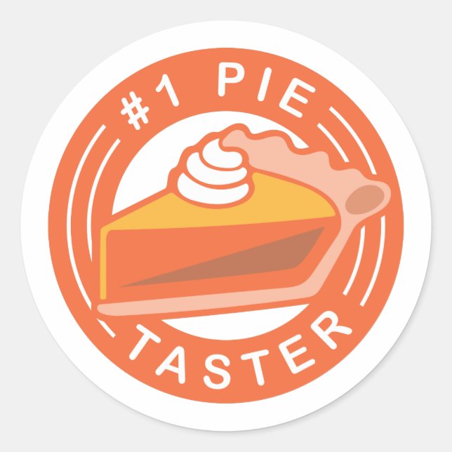 Adesivo Redondo Pie Taster (Frente)