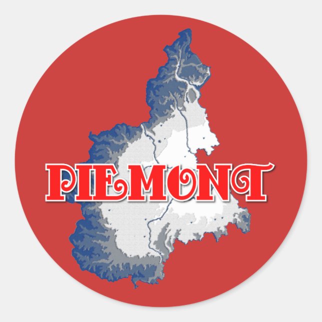 Adesivo Redondo Piemonte (Frente)