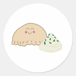 Adesivo Redondo Pierogi polonês
