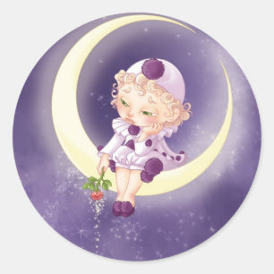 Adesivo Redondo Pierrot