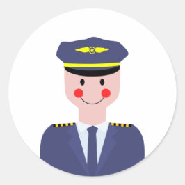 Adesivo Redondo Piloto