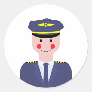 Adesivo Redondo Piloto