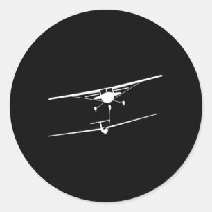 Adesivo Redondo Piloto Glider Sendo Rebocado