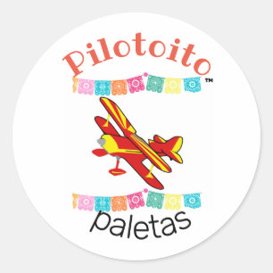 Adesivo Redondo pilotoito paletas