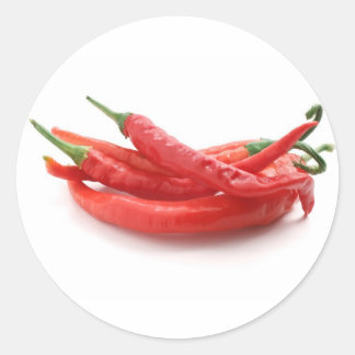 Adesivo Redondo pimentão