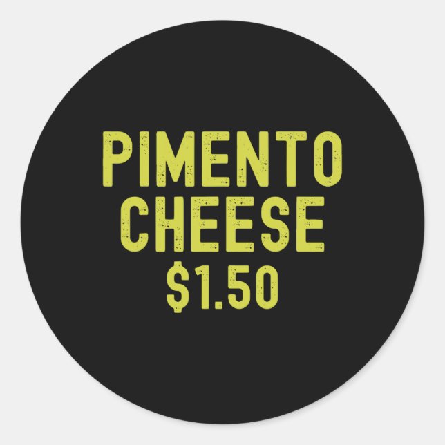 Adesivo Redondo Pimento Cheese Golf Dad Master Golf Players August (Frente)