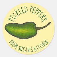 Pimentões em conserva Green Hot Jalapeno personali