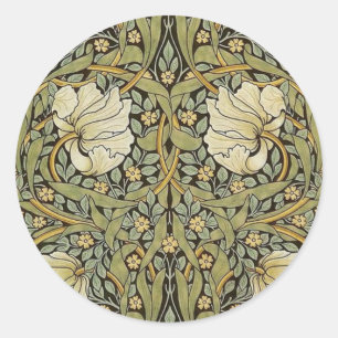 Adesivo Redondo Pimpernel William Morris