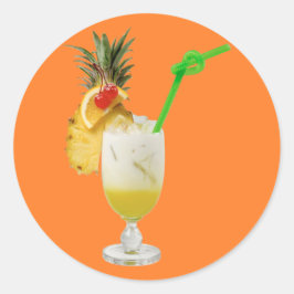 Adesivo Redondo Pina Colada