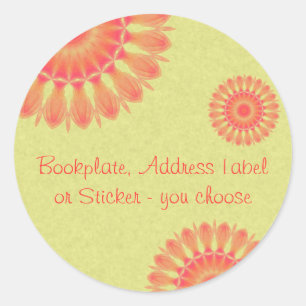 Adesivo Redondo Pincel indiano