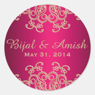 ADESIVO REDONDO PINCO QUENTE E ÍNDIO DOURADO INSPIRADO OBRIGADO