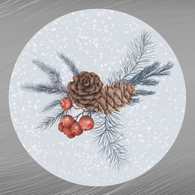 Adesivo Redondo Pine-Nove-Cama (Criador carregado)