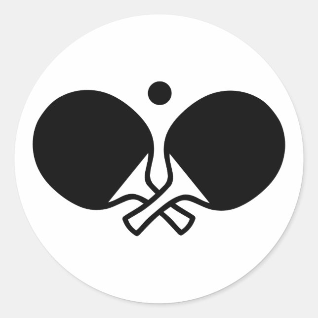 Adesivo Redondo Ping pong (Frente)