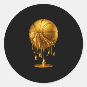 Adesivo Redondo Pingando Ouro Sketll Respeite O Pingado Sketll Aro