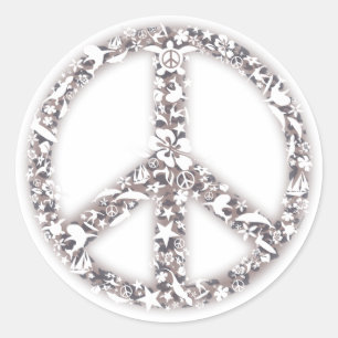 Adesivo Redondo Pinheiros da Paz de Praia