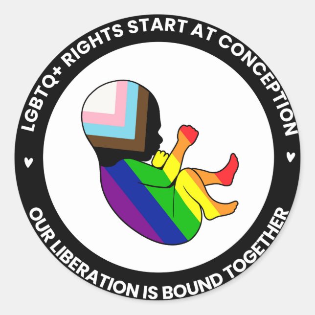 Adesivo Redondo Pinheiros do Orgulho Fetus (redondos) (Frente)