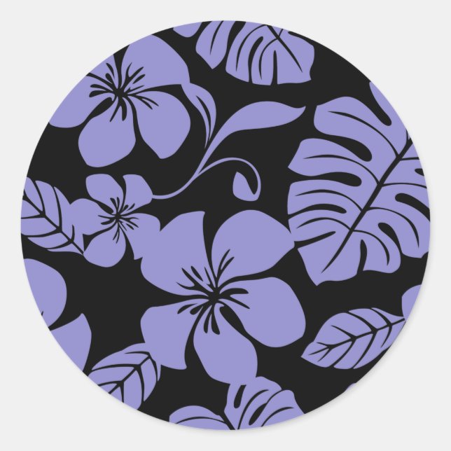 ADESIVO REDONDO PINK BIKINI (PRETO/LAVANDA) (Frente)