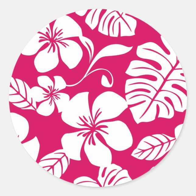 ADESIVO REDONDO PINK BIKINI (STRAWBERRY RED) (Frente)