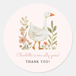 Adesivo Redondo Pink One Bobo Goose Birday