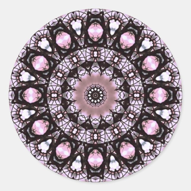 Adesivo Redondo PinkLacey Sticker (Frente)