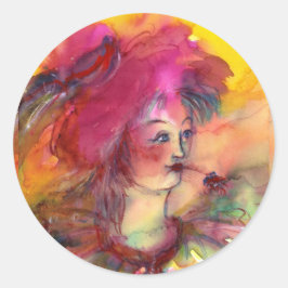ADESIVO REDONDO PINKY CLOWN