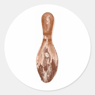 Adesivo Redondo Pino da Boliche Vintage