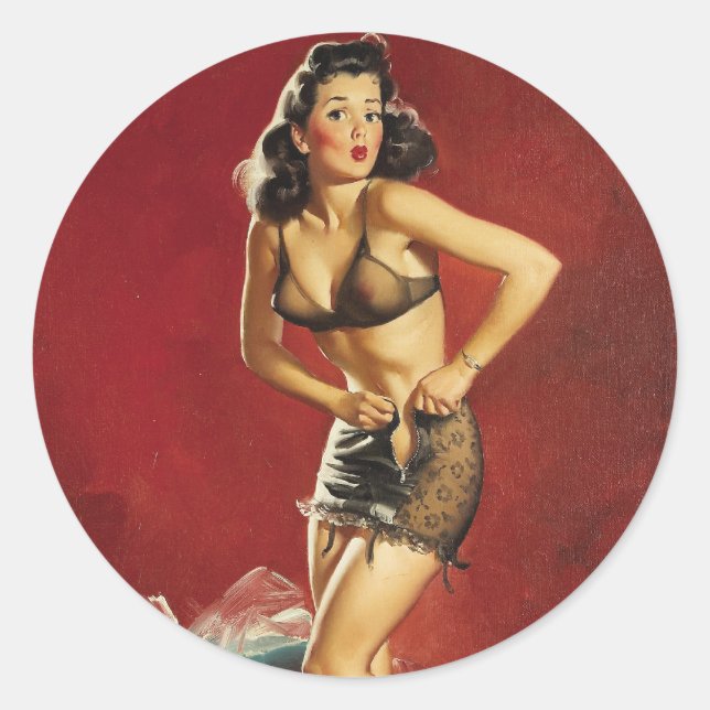 Adesivo Redondo Pino de encaixe (Frente)