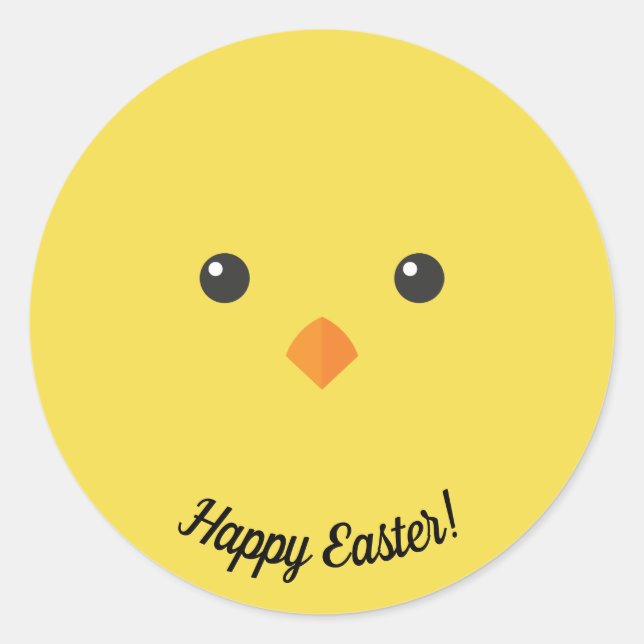 Adesivo Redondo Pintinho (Frente)