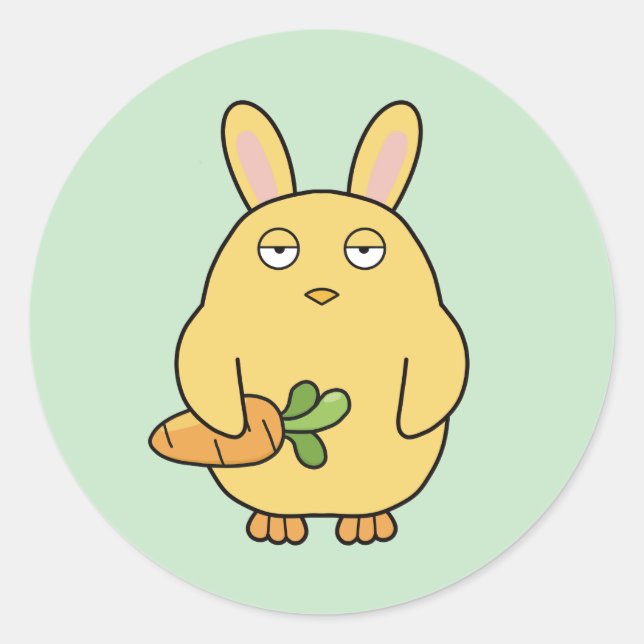 Adesivo Redondo Pintinho, Barras de Disquete (Frente)