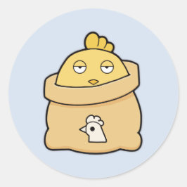 Adesivo Redondo Pintinho, Cheio