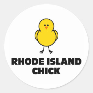 Adesivo Redondo Pintinho Rhode Island