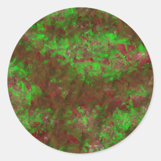 Adesivo Redondo pintura aquosa lindíssima floricultura