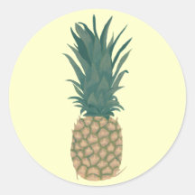 Pintura de abacaxi fresco por CherylsArt Stickers