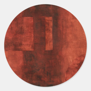 Adesivo Redondo Pintura de Crimes Profundos com Formas Geométrica