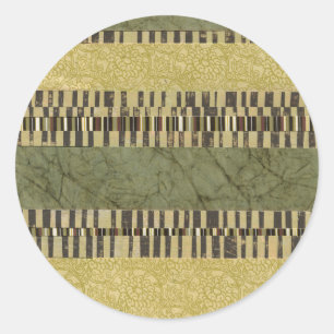 Adesivo Redondo Pintura de painel multipadrão