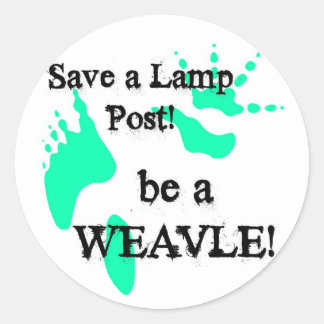 Adesivo Redondo PinWeavleRun