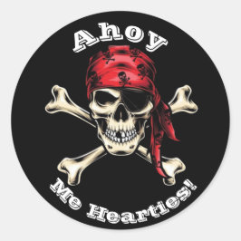 Adesivo Redondo pirata